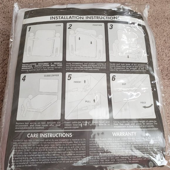 Sleep Defense System Mattress Encasement TW XL - Picture 2 of 3